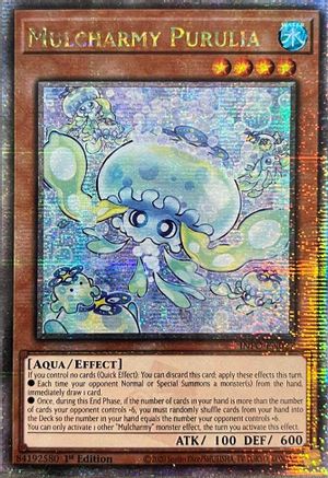 Mulcharmy Purulia (Quarter Century Secret Rare) (INFO-EN027) - The Infinite Forbidden 1st Edition - Premium Yugioh Single from Konami - Just $196.12! Shop now at Game Crave Tournament Store