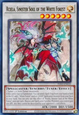 Rciela, Sinister Soul of the White Forest (INFO-EN039) - The Infinite Forbidden 1st Edition - Premium Yugioh Single from Konami - Just $1.14! Shop now at Game Crave Tournament Store