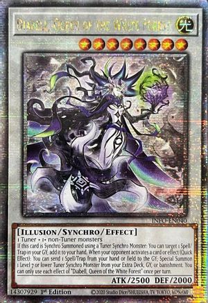Diabell, Queen of the White Forest (Quarter Century Secret Rare) (INFO-EN040) - The Infinite Forbidden 1st Edition - Premium Yugioh Single from Konami - Just $57.06! Shop now at Game Crave Tournament Store
