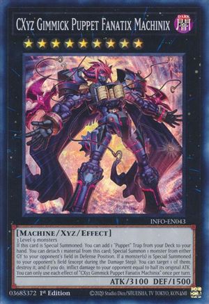 CXyz Gimmick Puppet Fanatix Machinix (INFO-EN043) - The Infinite Forbidden 1st Edition - Premium Yugioh Single from Konami - Just $0.25! Shop now at Game Crave Tournament Store