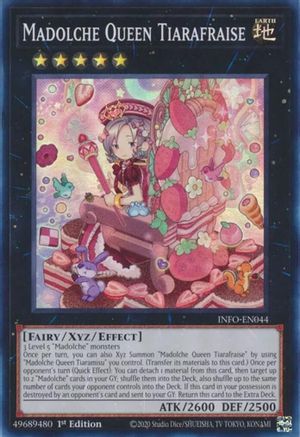 Madolche Queen Tiarafraise (INFO-EN044) - The Infinite Forbidden 1st Edition - Premium Yugioh Single from Konami - Just $0.25! Shop now at Game Crave Tournament Store
