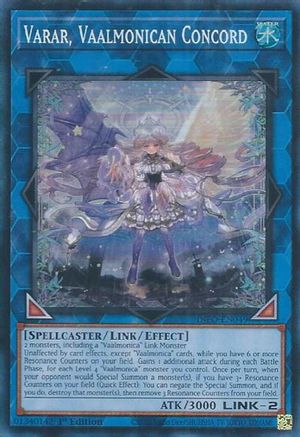 Varar, Vaalmonican Concord (INFO-EN049) - The Infinite Forbidden 1st Edition - Premium Yugioh Single from Konami - Just $0.25! Shop now at Game Crave Tournament Store
