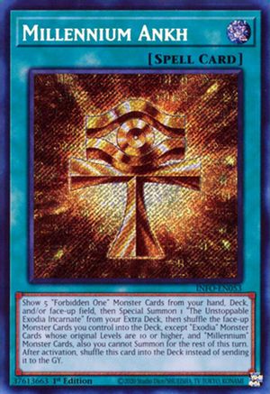 Millennium Ankh (INFO-EN053) - The Infinite Forbidden 1st Edition - Premium Yugioh Single from Konami - Just $6.42! Shop now at Game Crave Tournament Store