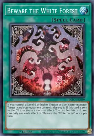 Beware the White Forest (INFO-EN059) - The Infinite Forbidden 1st Edition - Premium Yugioh Single from Konami - Just $0.25! Shop now at Game Crave Tournament Store