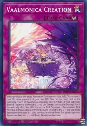 Vaalmonica Creation (INFO-EN075) - The Infinite Forbidden 1st Edition - Premium Yugioh Single from Konami - Just $0.25! Shop now at Game Crave Tournament Store