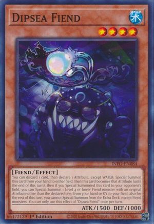 Dipsea Fiend (INFO-EN084) - The Infinite Forbidden 1st Edition - Premium Yugioh Single from Konami - Just $0.25! Shop now at Game Crave Tournament Store