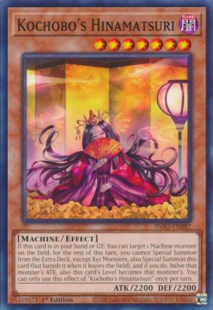 Kochobo's Hinamatsuri (INFO-EN087) - The Infinite Forbidden 1st Edition - Premium Yugioh Single from Konami - Just $0.25! Shop now at Game Crave Tournament Store