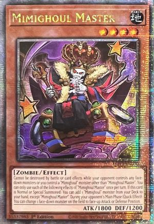 Mimighoul Master (Quarter Century Secret Rare) (INFO-EN090) - The Infinite Forbidden 1st Edition - Premium Yugioh Single from Konami - Just $12.63! Shop now at Game Crave Tournament Store