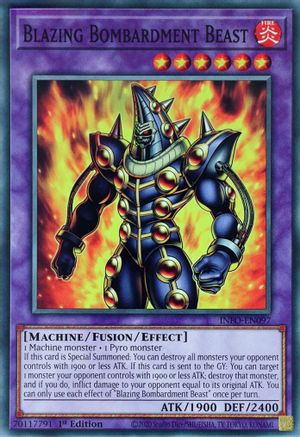 Blazing Bombardment Beast (INFO-EN097) - The Infinite Forbidden 1st Edition - Premium Yugioh Single from Konami - Just $0.25! Shop now at Game Crave Tournament Store
