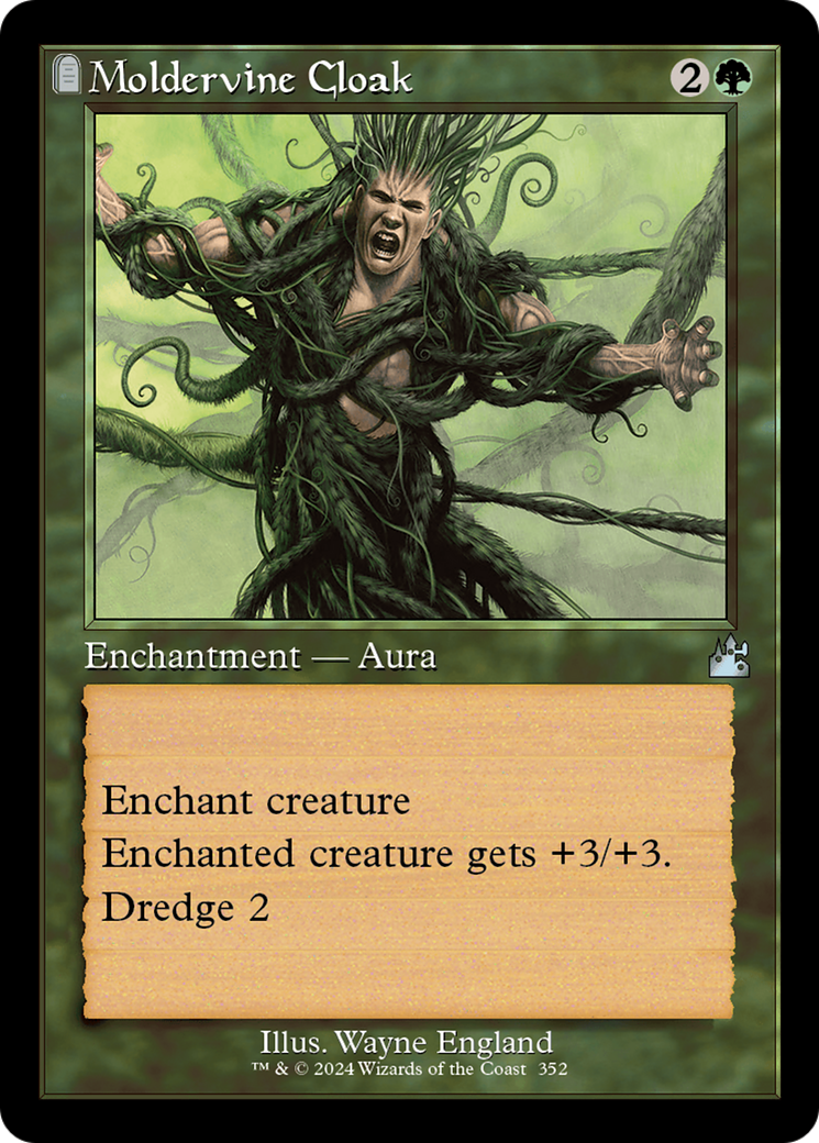 Moldervine Cloak (RVR-352) - Ravnica Remastered Foil - Premium MTG Single from Wizards of the Coast - Just $0.25! Shop now at Game Crave Tournament Store