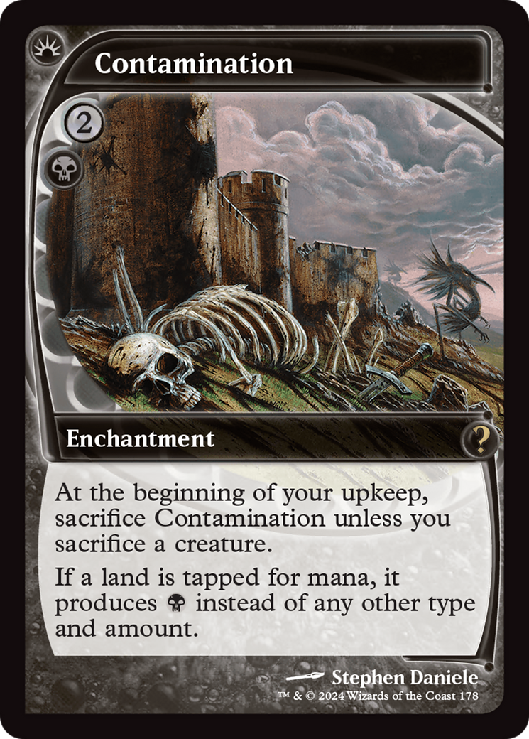 Contamination (MB2-178) - Mystery Booster 2 Foil - Premium MTG Single from Wizards of the Coast - Just $50.02! Shop now at Game Crave Tournament Store