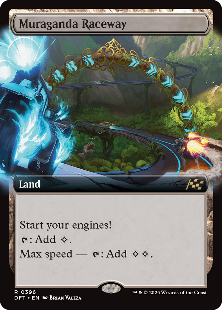 Muraganda Raceway (0396) (Extended Art) (DFT-396) - Aetherdrift Foil - Premium MTG Single from Wizards of the Coast - Just $0.30! Shop now at Game Crave Tournament Store