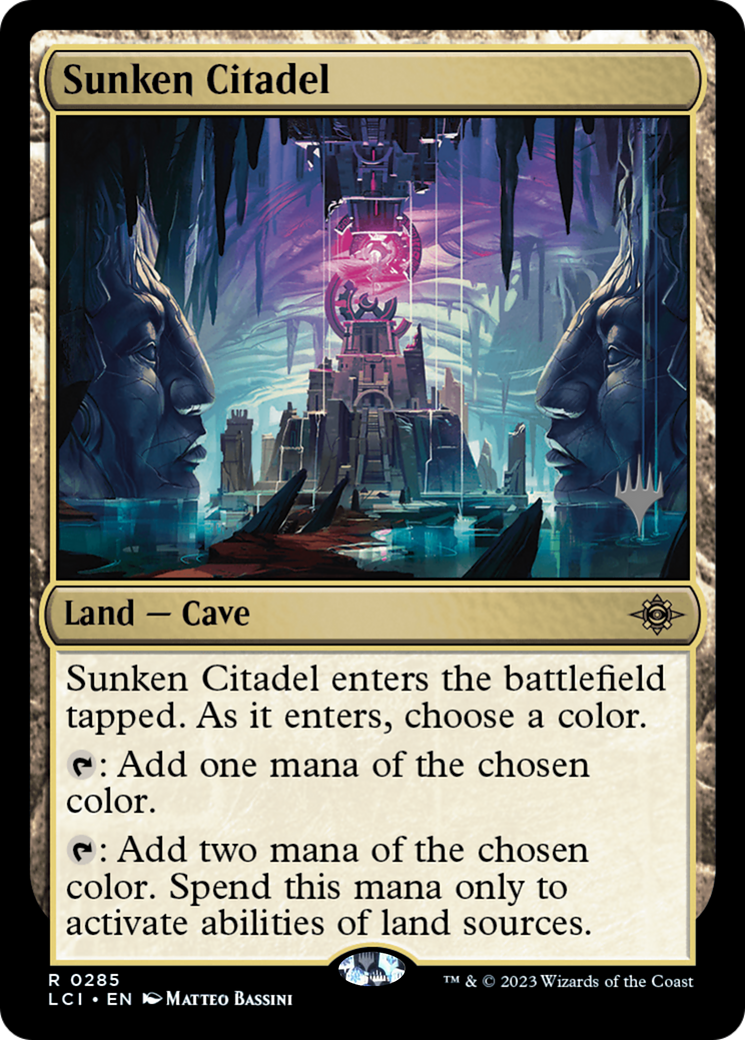 Sunken Citadel (PLCI-285P) - The Lost Caverns of Ixalan Promos - Premium MTG Single from Wizards of the Coast - Just $0.46! Shop now at Game Crave Tournament Store