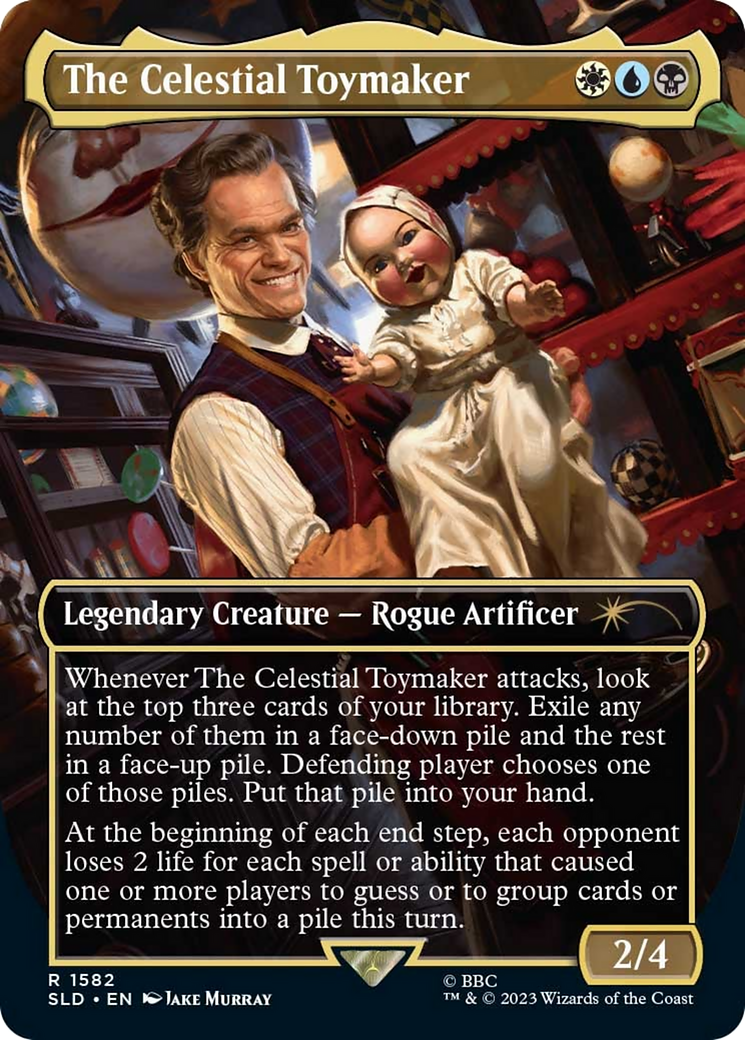 The Celestial Toymaker (SLD-1582) - Secret Lair Drop (Borderless) - Premium MTG Single from Wizards of the Coast - Just $12.71! Shop now at Game Crave Tournament Store