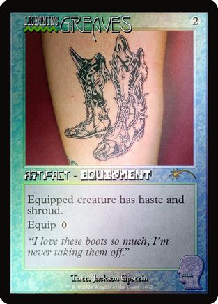 Lightning Greaves (1662) (Rainbow Foil) (SLD-1662) - Secret Lair Drop Series Foil - Premium MTG Single from Wizards of the Coast - Just $2.05! Shop now at Game Crave Tournament Store