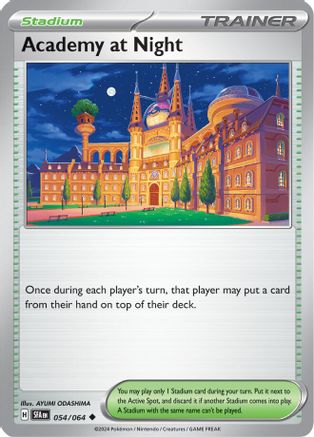 Academy at Night 54 - SV Shrouded Fable - Premium Pokemon Single from Nintendo - Just $0.25! Shop now at Game Crave Tournament Store