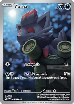 Zorua 75 - SV Shrouded Fable Holofoil - Premium Pokemon Single from Nintendo - Just $6.66! Shop now at Game Crave Tournament Store