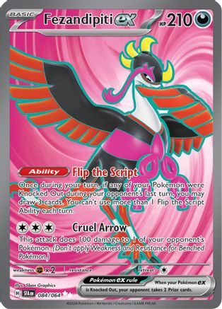 Fezandipiti ex 84 - SV Shrouded Fable Holofoil - Premium Pokemon Single from Nintendo - Just $13.46! Shop now at Game Crave Tournament Store