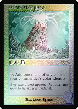 Command Tower (1666) (Rainbow Foil) (SLD-1666) - Secret Lair Drop Series Foil - Premium MTG Single from Wizards of the Coast - Just $3.20! Shop now at Game Crave Tournament Store