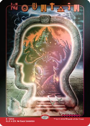 Mountain (1650) (Rainbow Foil) (SLD-1650) - Secret Lair Drop Series Foil - Premium MTG Single from Wizards of the Coast - Just $1.71! Shop now at Game Crave Tournament Store