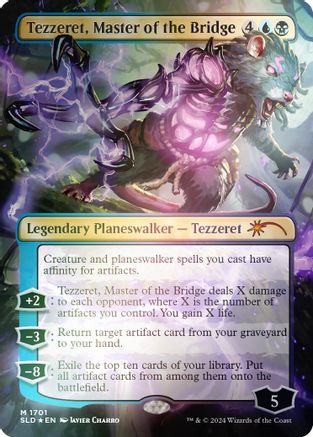 Tezzeret, Master of the Bridge (Rainbow Foil) (SLD-1701) - Secret Lair Drop Series Foil - Premium MTG Single from Wizards of the Coast - Just $3.55! Shop now at Game Crave Tournament Store