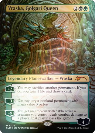Vraska, Golgari Queen (1702) (Rainbow Foil) (SLD-1702) - Secret Lair Drop Series Foil - Premium MTG Single from Wizards of the Coast - Just $1.77! Shop now at Game Crave Tournament Store