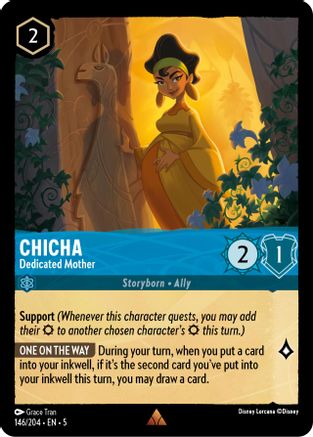 Chicha - Dedicated Mother (146/204) - Shimmering Skies - Premium Lorcana Single from Shimmering Skies - Just $0.27! Shop now at Game Crave Tournament Store