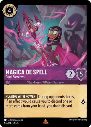 Magica De Spell - Cruel Sorceress (53/204) - Shimmering Skies - Premium Lorcana Single from Shimmering Skies - Just $0.25! Shop now at Game Crave Tournament Store