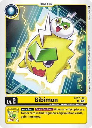 Bibimon (BT17-003) - Secret Crisis - Premium Digimon Single from Bandai - Just $0.25! Shop now at Game Crave Tournament Store