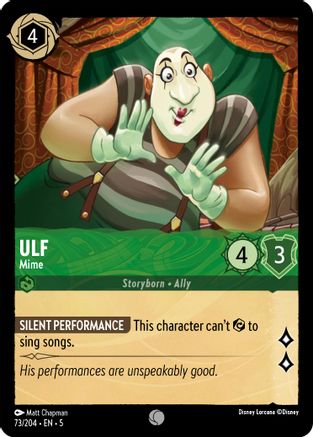 Ulf - Mime (73/204) - Shimmering Skies - Premium Lorcana Single from Shimmering Skies - Just $0.25! Shop now at Game Crave Tournament Store