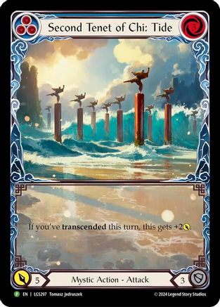 Second Tenet of Chi: Tide (LGS297) - Flesh and Blood: Promo Cards Rainbow Foil