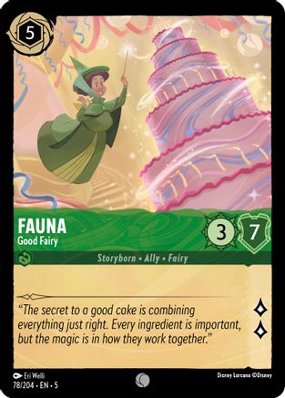 Fauna - Good Fairy (78/204) - Shimmering Skies Cold Foil - Premium Lorcana Single from Shimmering Skies - Just $0.25! Shop now at Game Crave Tournament Store