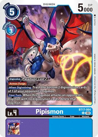 Pipismon (BT17-064) - Secret Crisis - Premium Digimon Single from Bandai - Just $0.25! Shop now at Game Crave Tournament Store