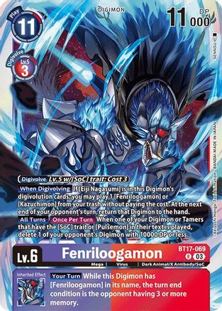 Fenriloogamon (BT17-069) - Secret Crisis Foil - Premium Digimon Single from Bandai - Just $0.25! Shop now at Game Crave Tournament Store
