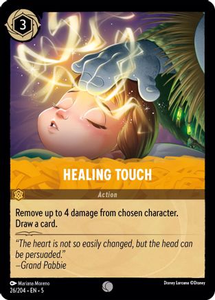 Healing Touch (26/204) - Shimmering Skies - Premium Lorcana Single from Shimmering Skies - Just $0.25! Shop now at Game Crave Tournament Store