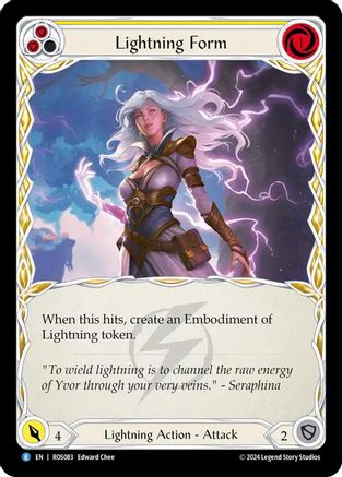 Lightning Form (Yellow) (ROS083) - Rosetta Rainbow Foil
