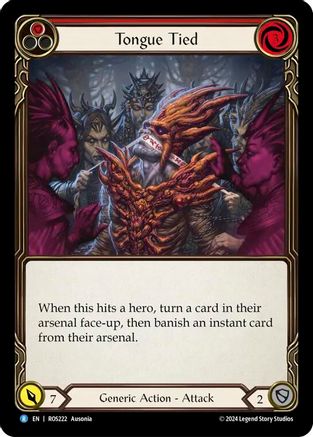 Tongue Tied (ROS222) - Rosetta Rainbow Foil