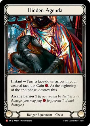 Hidden Agenda (AAZ005) - Armory Deck: Azalea Rainbow Foil