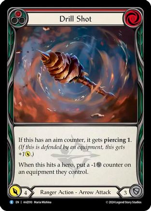 Drill Shot (Red) (AAZ010) - Armory Deck: Azalea