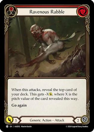 Ravenous Rabble (Red) (AAZ012) - Armory Deck: Azalea
