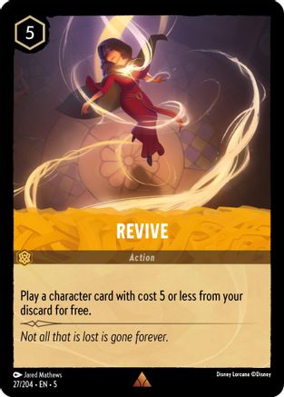 Revive (27/204) - Shimmering Skies - Premium Lorcana Single from Shimmering Skies - Just $0.25! Shop now at Game Crave Tournament Store