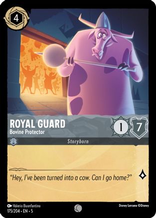 Royal Guard - Bovine Protector (175/204) - Shimmering Skies - Premium Lorcana Single from Shimmering Skies - Just $0.25! Shop now at Game Crave Tournament Store