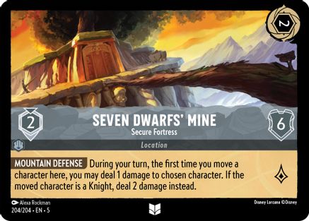 Seven Dwarfs' Mine - Secure Fortress (204/204) - Shimmering Skies Cold Foil - Premium Lorcana Single from Shimmering Skies - Just $3.54! Shop now at Game Crave Tournament Store