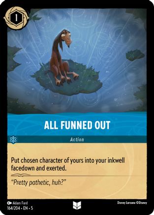 All Funned Out (164/204) - Shimmering Skies Cold Foil - Premium Lorcana Single from Shimmering Skies - Just $0.31! Shop now at Game Crave Tournament Store