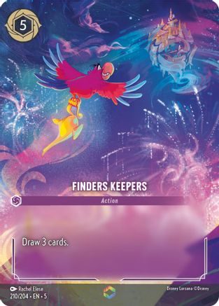 Finders Keepers (Enchanted) (210/204) - Shimmering Skies Holofoil - Premium Lorcana Single from Shimmering Skies - Just $95.85! Shop now at Game Crave Tournament Store