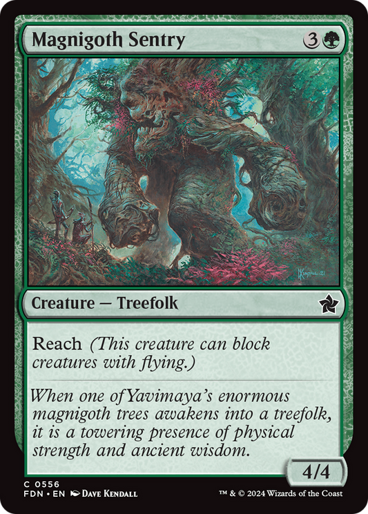 Magnigoth Sentry (FDN-556) - Foundations - Premium MTG Single from Wizards of the Coast - Just $0.25! Shop now at Game Crave Tournament Store