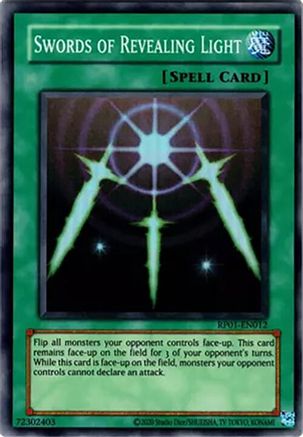 Swords of Revealing Light (RP01-EN012) - Retro Pack (2020 Date Reprint) Unlimited - Premium Yugioh Single from Konami - Just $0.32! Shop now at Game Crave Tournament Store