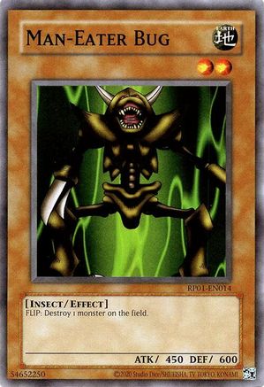 Man-Eater Bug (RP01-EN014) - Retro Pack (2020 Date Reprint) Unlimited - Premium Yugioh Single from Konami - Just $0.25! Shop now at Game Crave Tournament Store