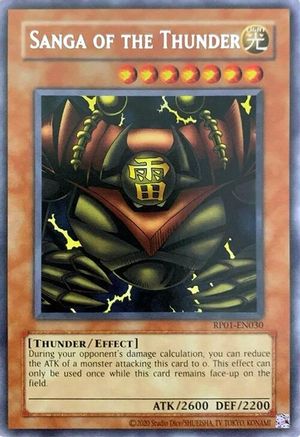 Sanga of the Thunder (RP01-EN030) - Retro Pack (2020 Date Reprint) Unlimited - Premium Yugioh Single from Konami - Just $0.43! Shop now at Game Crave Tournament Store