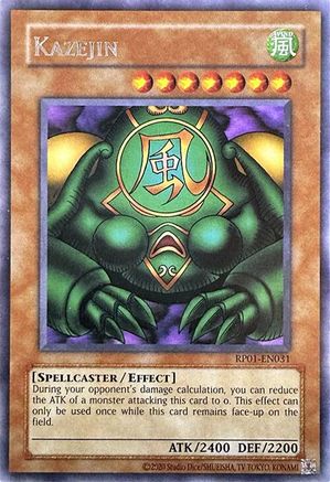 Kazejin (RP01-EN031) - Retro Pack (2020 Date Reprint) Unlimited - Premium Yugioh Single from Konami - Just $0.31! Shop now at Game Crave Tournament Store